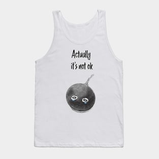 Google Home is not ok - black Tank Top